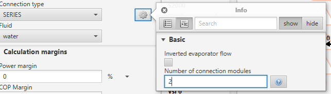 Connection modules: individual temperatures tutorial