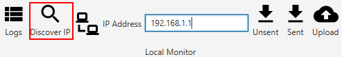 Discover IP button