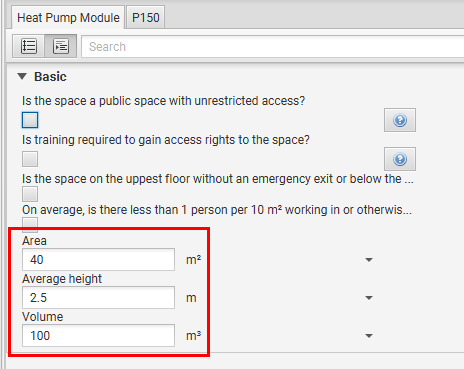 Heat pump image with menu -> refrigerant -> R1234ze(E)